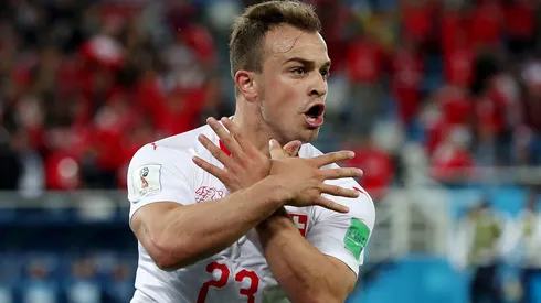 Shaqiri em campo na Copa do Mundo de 2018. Foto: Clive Rose/Getty Images