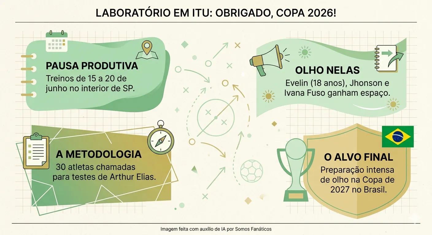 Infográfico gerado com auxílio de IA – Gemini/ChatGPT