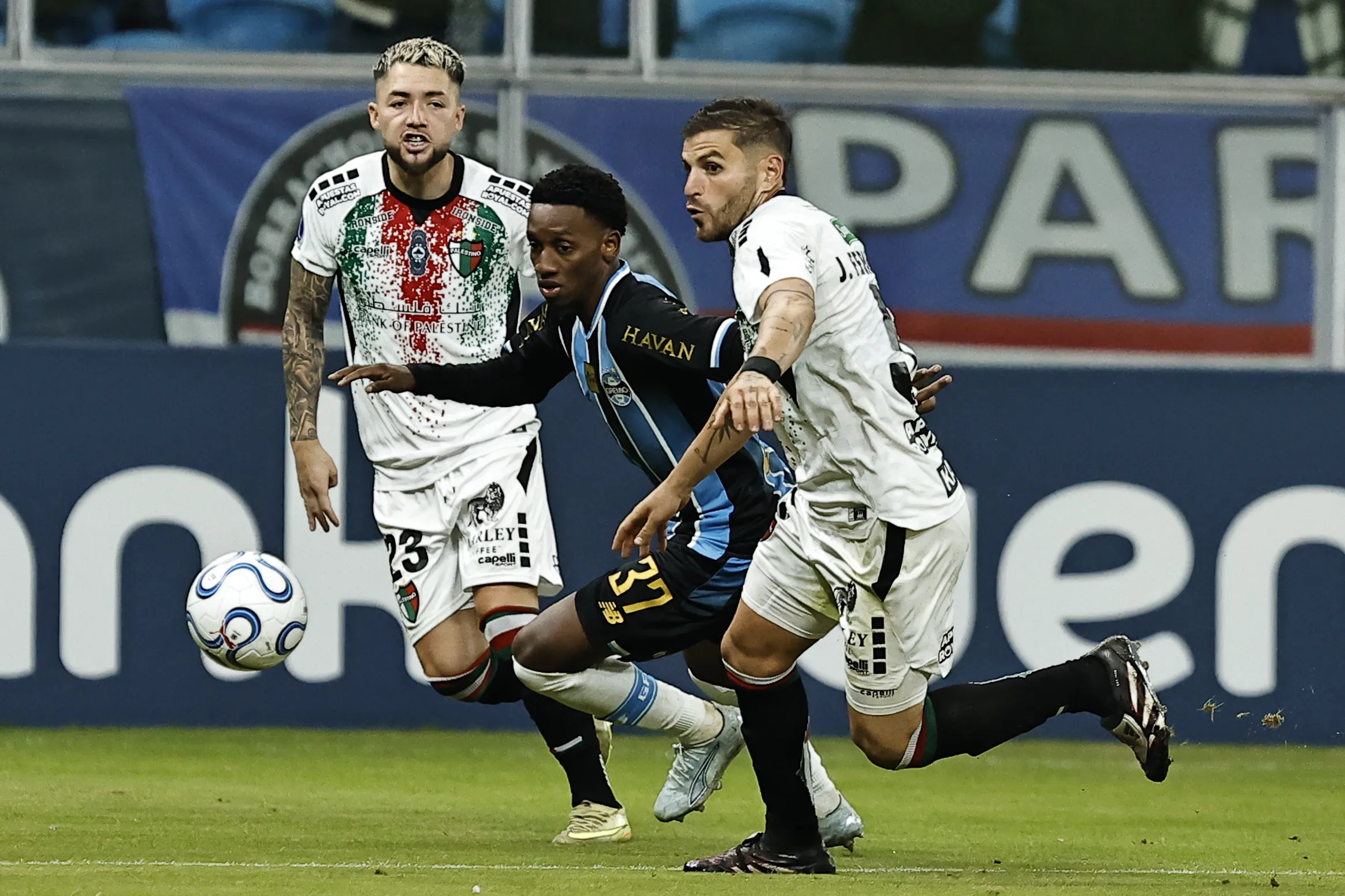 Grêmio x Palestino nesta quinta-feira (20/05). Foto: Roberto Vinicius/AGIF