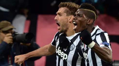 Fernando Llorente e Pogba. (Foto: Claudio Villa/Getty Images)