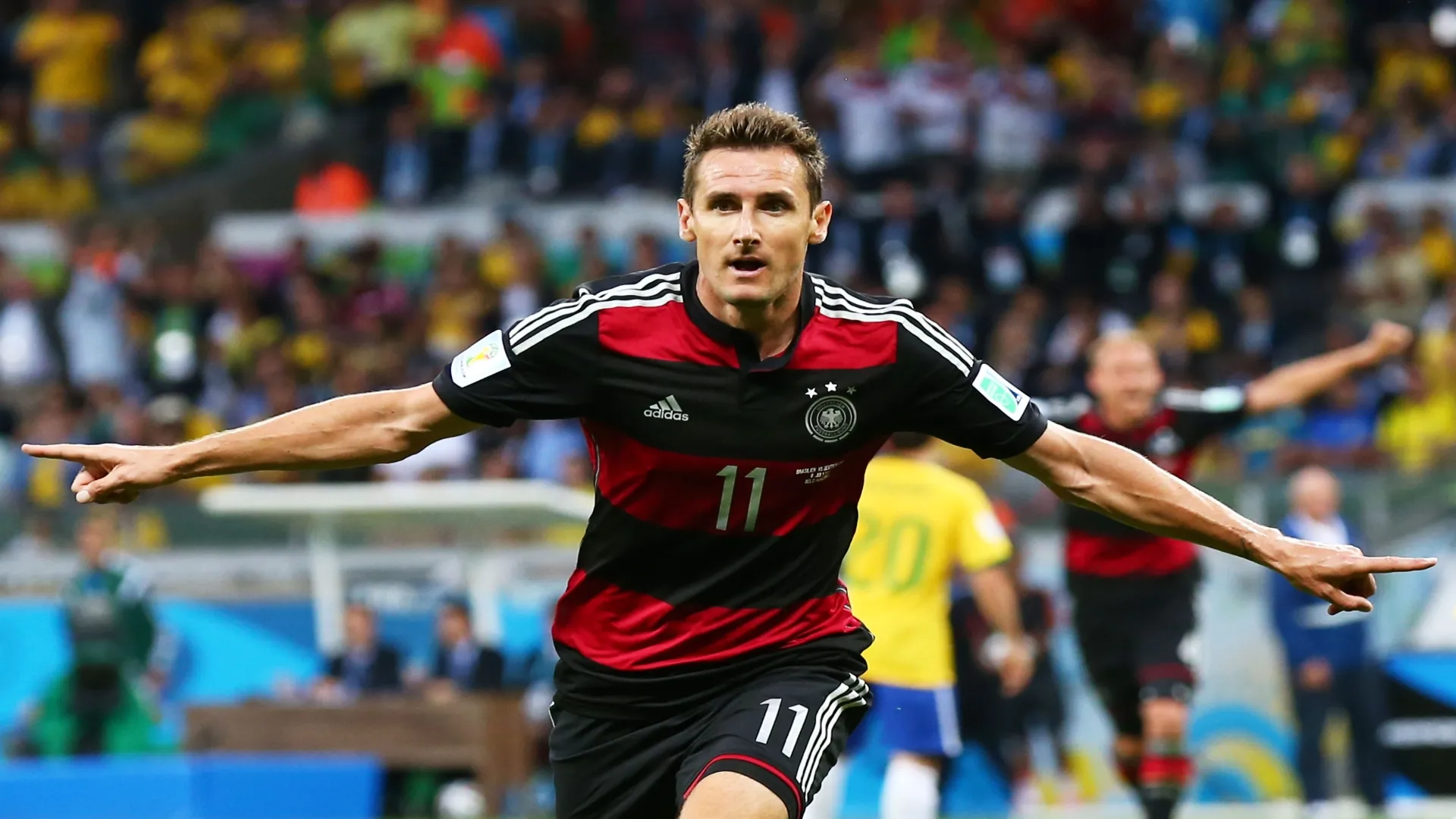 Klose nos 7 a 1 contra o Brasil em 2014 – Robert Cianflone/Getty Images