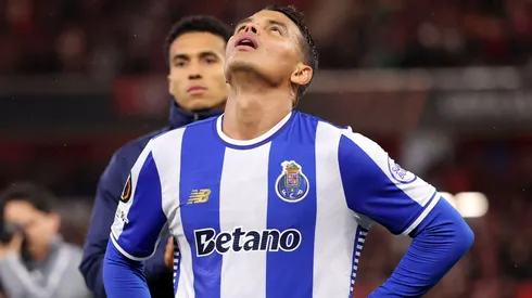 Thiago Silva durante partida do Porto. Foto: Alex Livesey/Getty Images