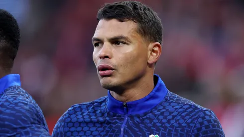 Thiago Silva antes de uma partida pelo Porto. Foto: Alex Livesey/Getty Images