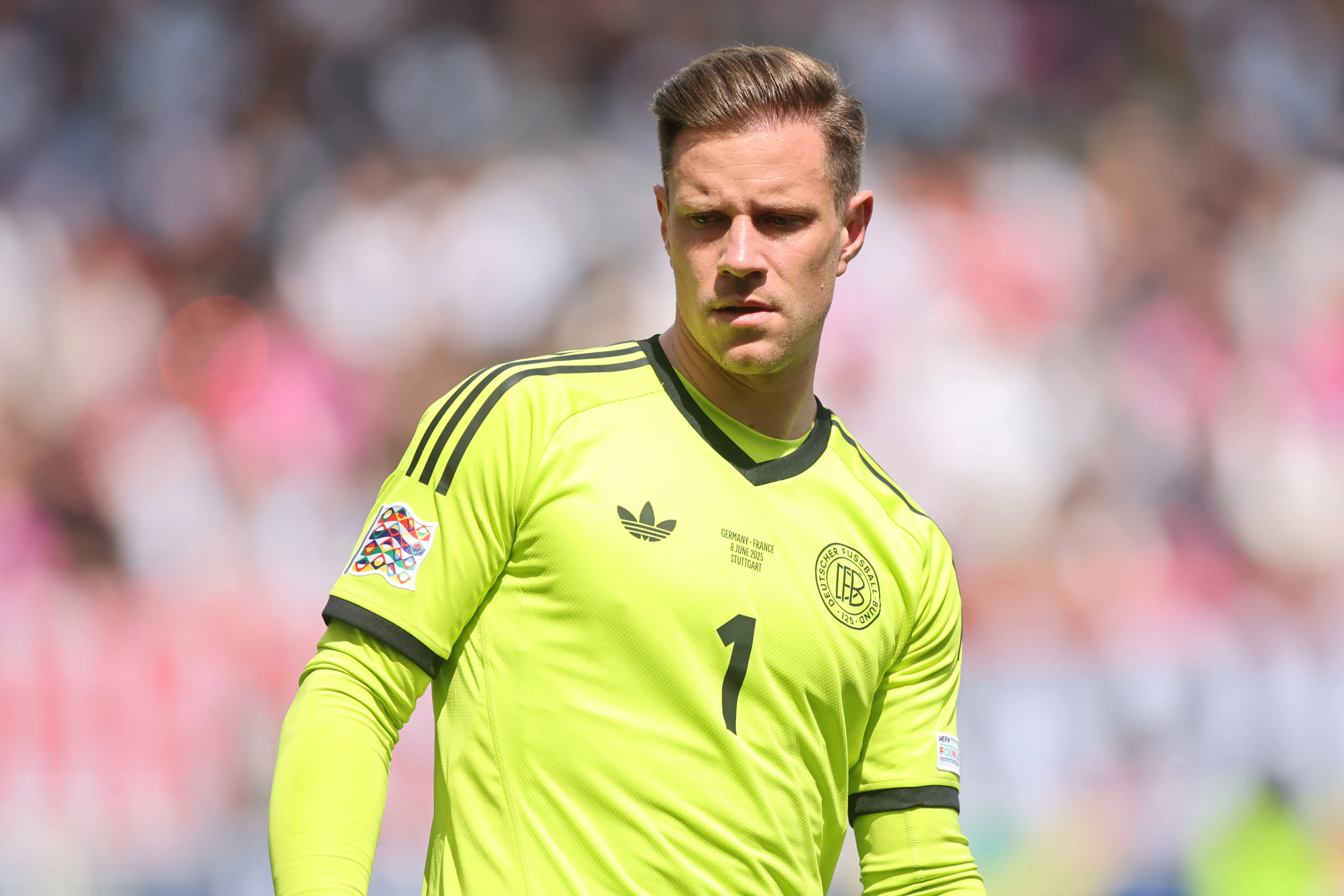 Ter Stegen em campo pela Alemanha (Foto: Alex Grimm/Getty Images)