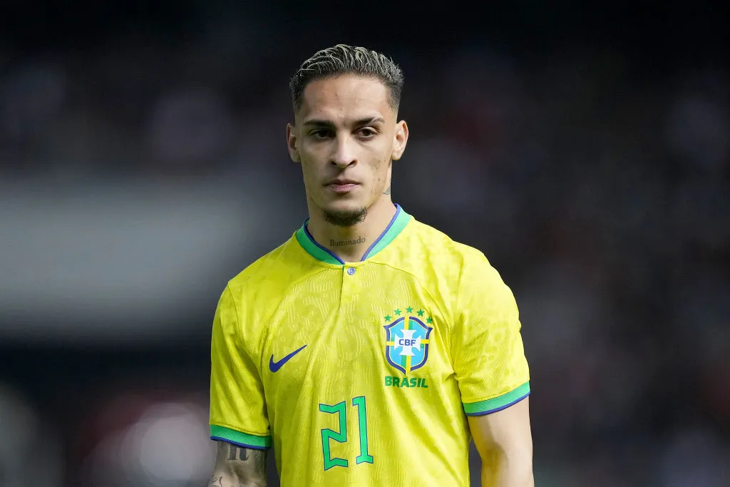 Atacante Antony, do Brazil e do Betis (Foto: Alex Caparros/Getty Images)