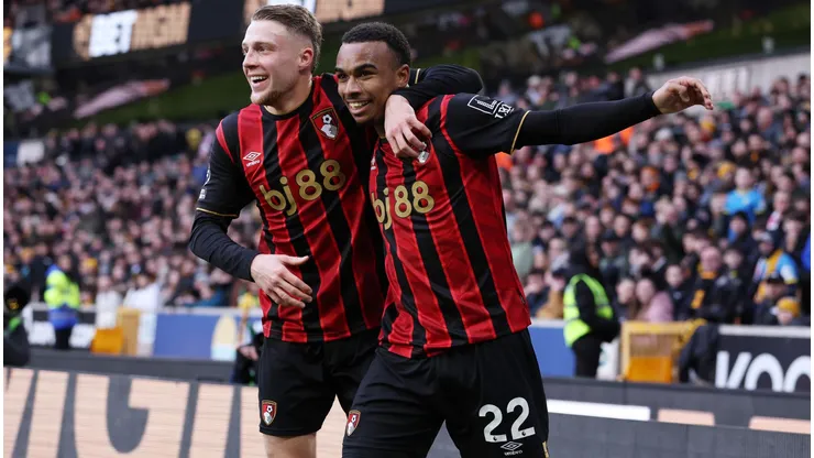 Eli Junior Kroupi durante partida do Bournemouth pela Premier League. Foto: Alex Livesey/Getty Images