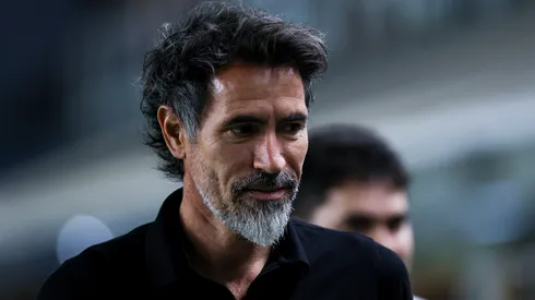 Eduardo Domínguez antes de uma partida do Atlético Mineiro. Foto: Ricardo Moreira/Getty Images