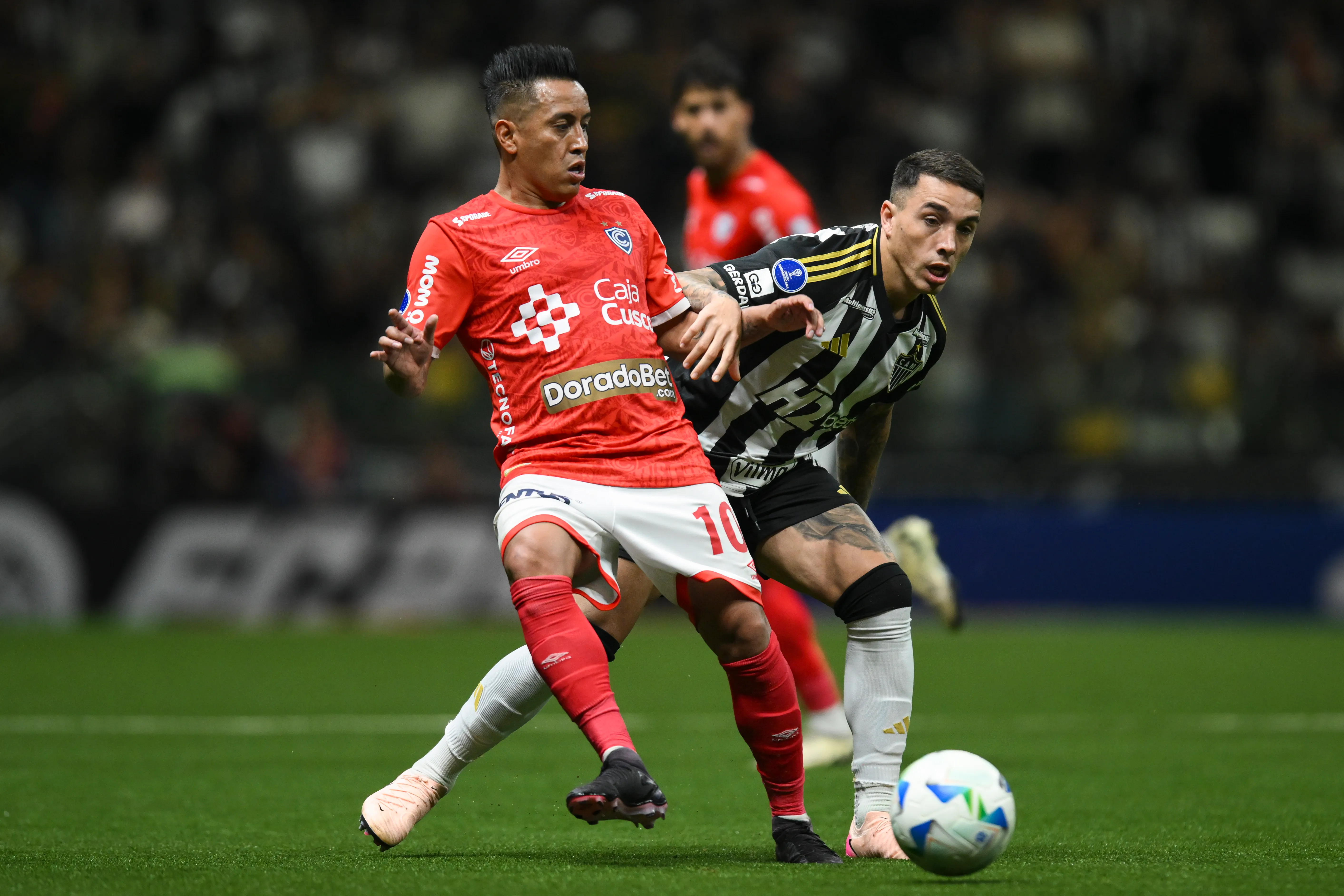 Atlético e Cienciano também se enfrentaram em 2025 (Foto: Pedro Vilela/Getty Images)