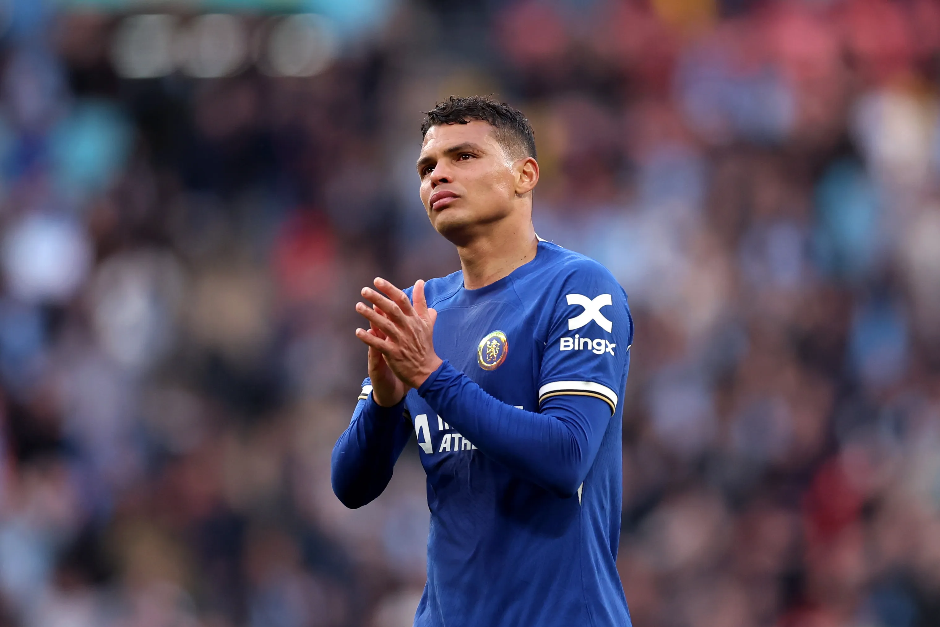 Thiago Silva nos tempos de Chelsea (Foto: Julian Finney/Getty Images)