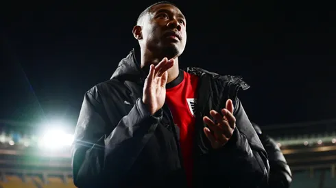 David Alaba durante partida. Foto: Christian Bruna/Getty Images