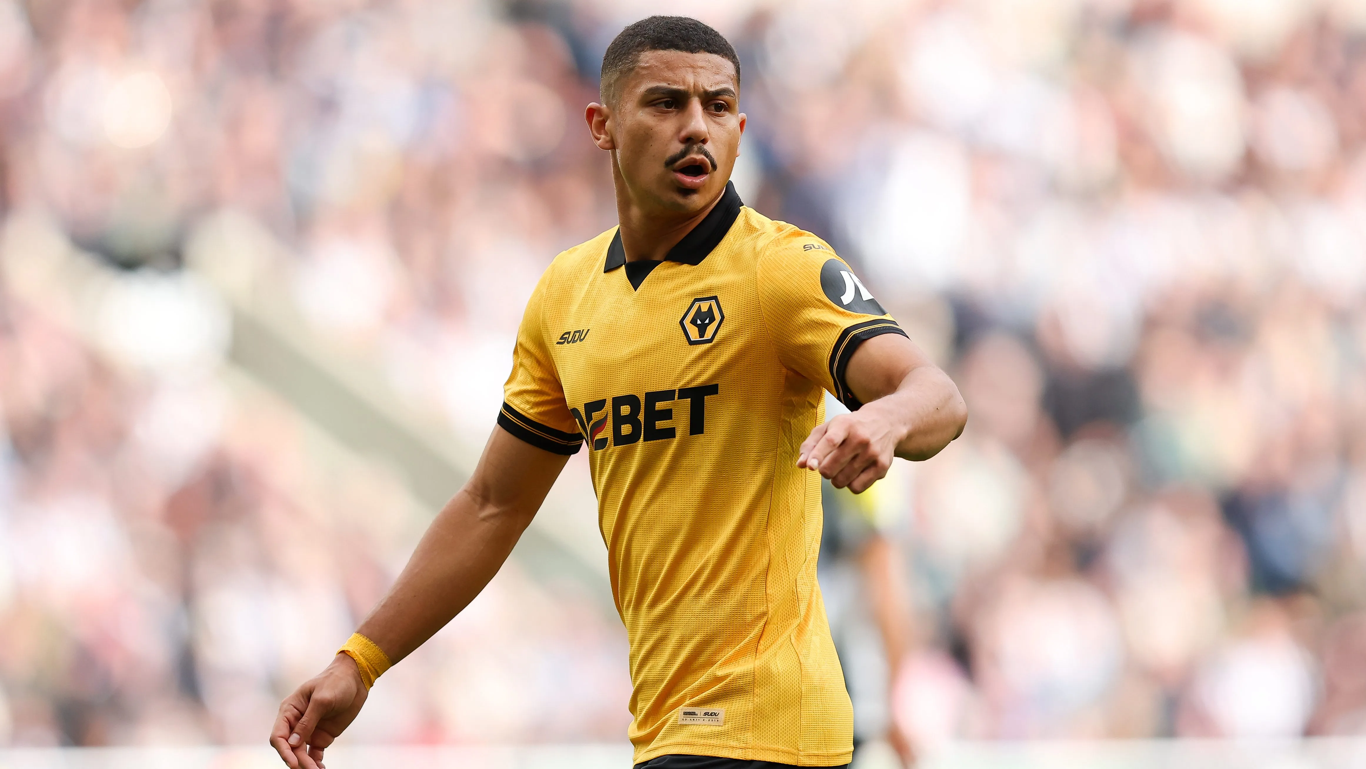 André em campo com as cores do Wolverhampton. Foto: Matt McNulty/Getty Images