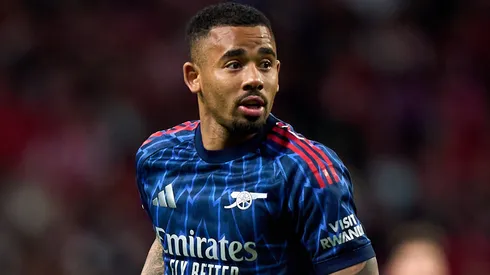 Gabriel Jesus em campo pelo Arsenal. Foto: Angel Martinez/Getty Images