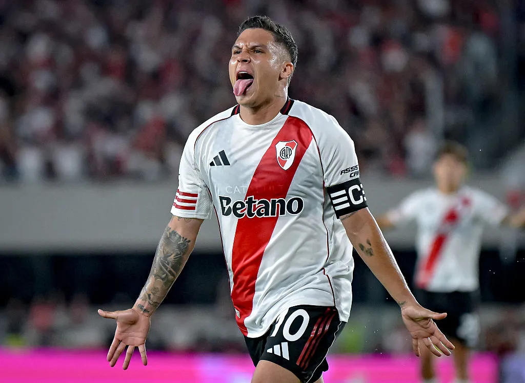 Quintero pode sair do River Plate na próxima janela. (Photo by Marcelo Endelli/Getty Images)
