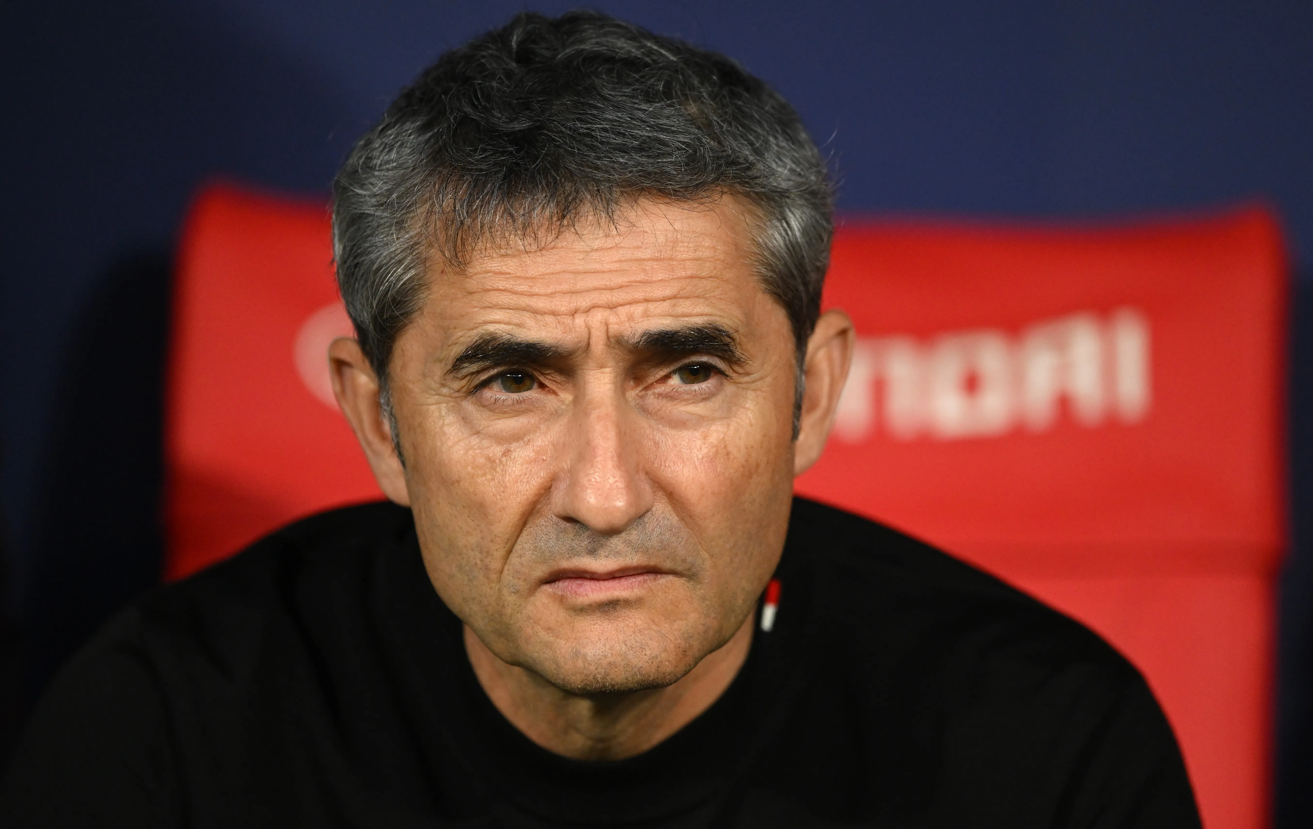 Ernesto Valverde em um jogo do Athletic (Foto: Denis Doyle/Getty Images)