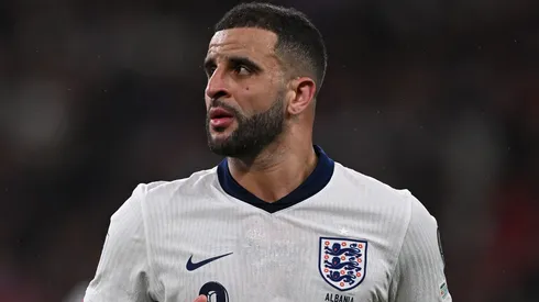 Kyle Walker em campo pela Inglaterra. Foto: Mike Hewitt/Getty Images