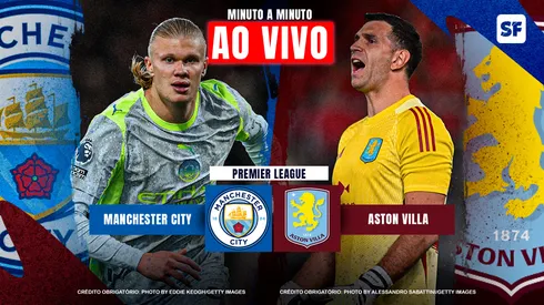 Manchester City x Aston Villa - Getty Images