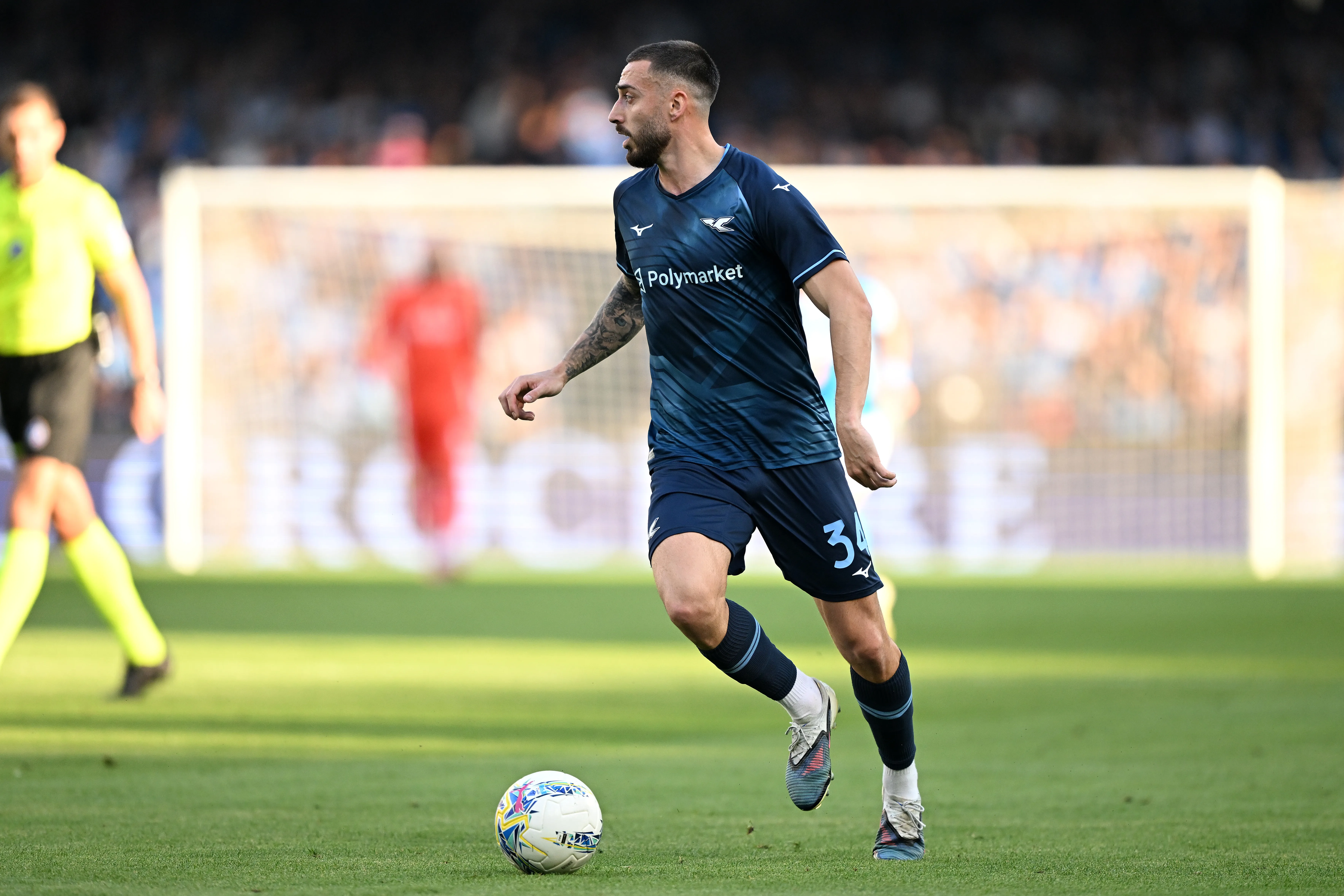 Mario Gila em ação pela Lazio (Photo by Francesco Pecoraro/Getty Images)
