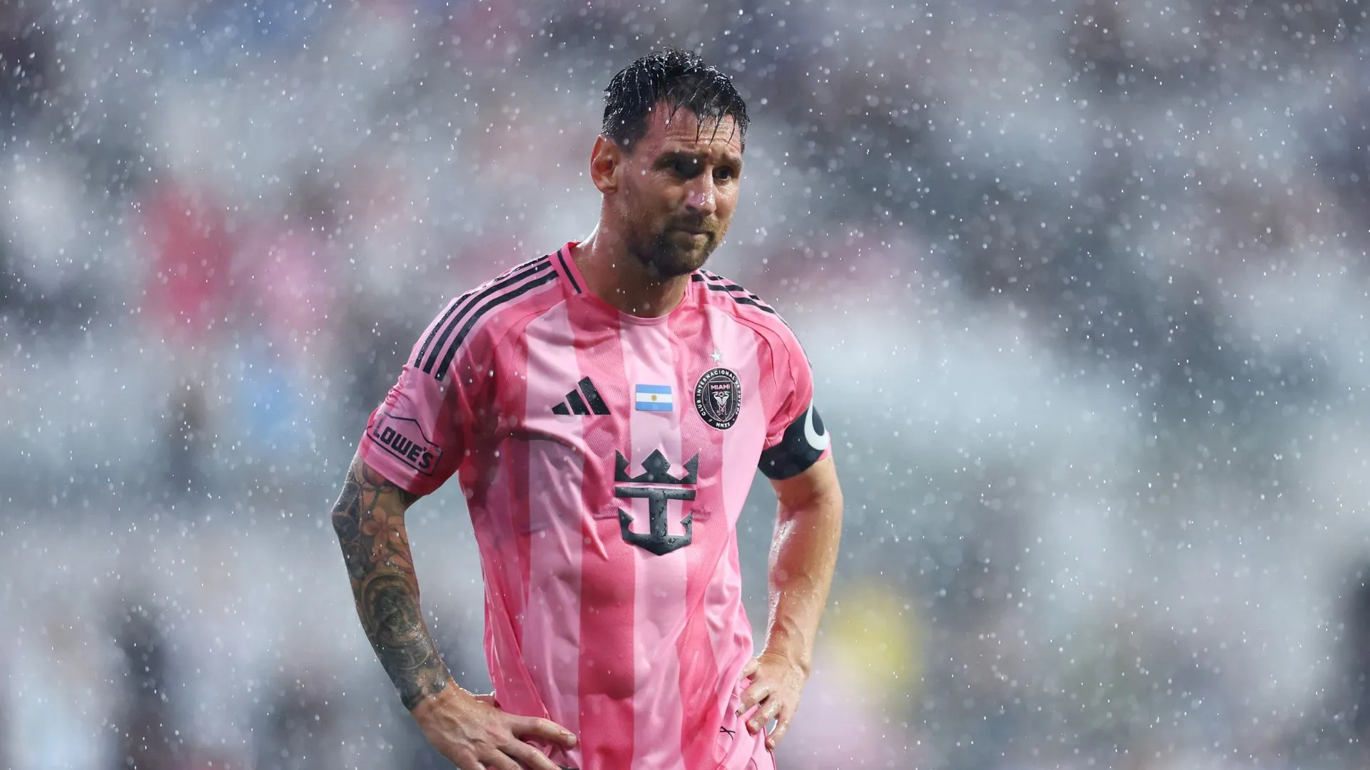 Messi foi substituído em vitória do Inter Miami