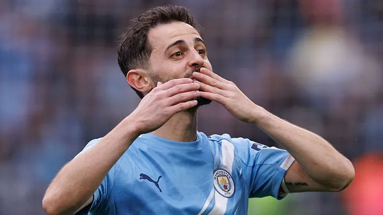 Bernardo Silva, em campo