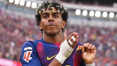 Lamine Yamal foi o goleador do Barcelona (Foto: David Ramos/Getty Images)