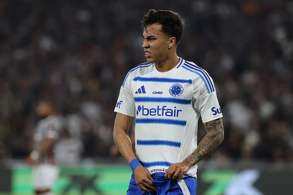 Atacante Kaio Jorge comentou que sofreu uma pubalgia (Foto: Wagner Meier/Getty Images)