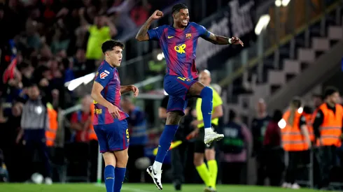 Marcus Rashford durante partida do Barcelona. Foto: Alex Caparros/Getty Images