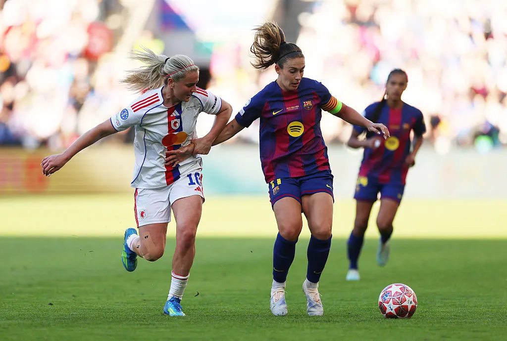 Alexia Putellas durante a final da Champions Feminina pelo Barcelona – Foto: Maja Hitij/Getty Images