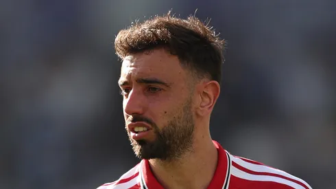 Manchester United inicia conversas para renovar com Bruno Fernandes (Photo by Steve Bardens/Getty Images)