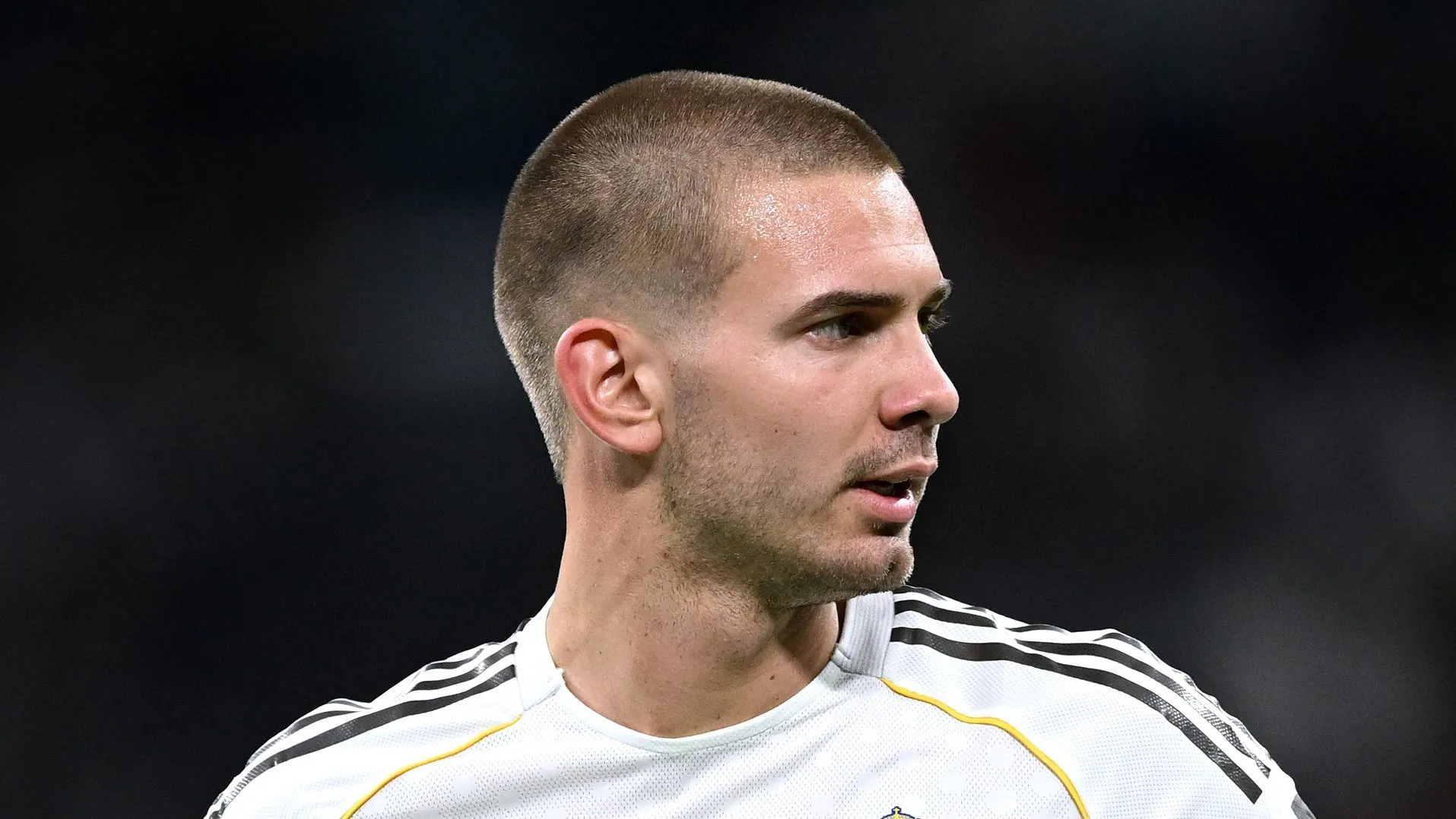 Mastantuono em campo pelo Real Madrid