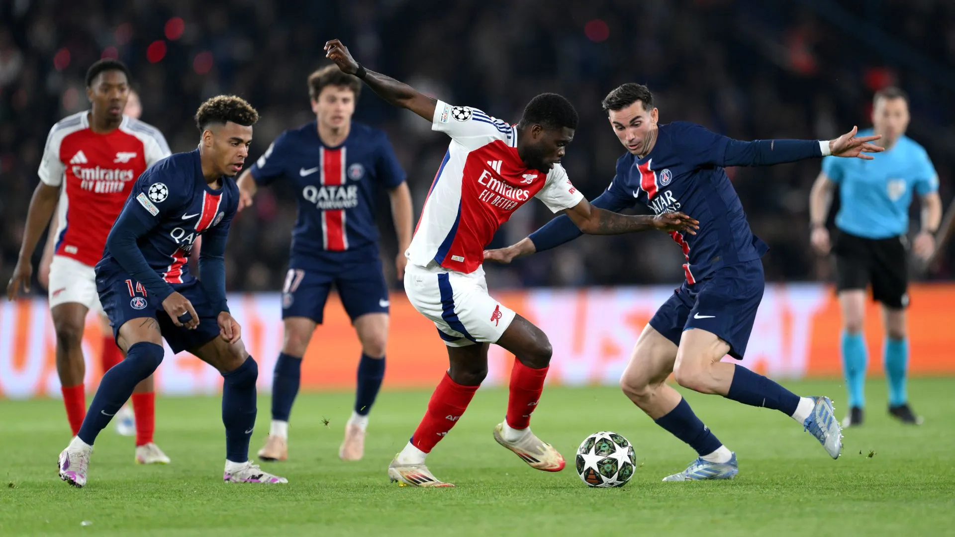 Champions League volta a ter o jogo PSG x Arsenal (foto: David Ramos/Getty Images)