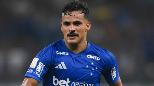 Kaiki Bruno em campo pelo Cruzeiro. Foto: Pedro Vilela/Getty Images