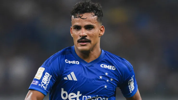 Kaiki Bruno em campo pelo Cruzeiro. Foto: Pedro Vilela/Getty Images