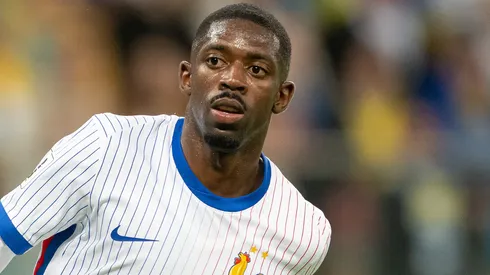 Dembélé em campo pela França. Foto: Mateusz Slodkowski/Getty Images