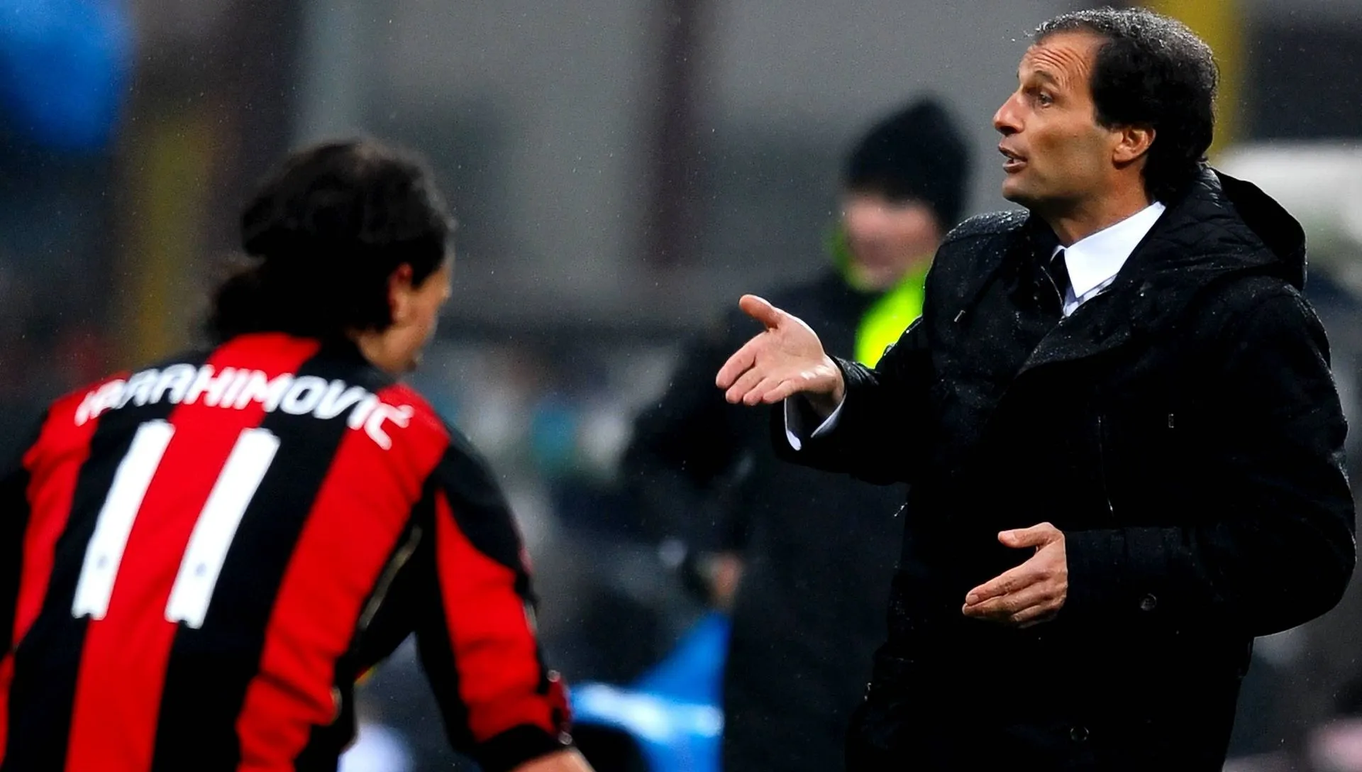 Allegri e Ibrahimovic trabalharam juntos no Milan em 2011. Foto: IMAGO/Insidefoto