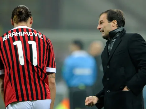 Ibrahimovic e Allegri tem forte discussão no Milan