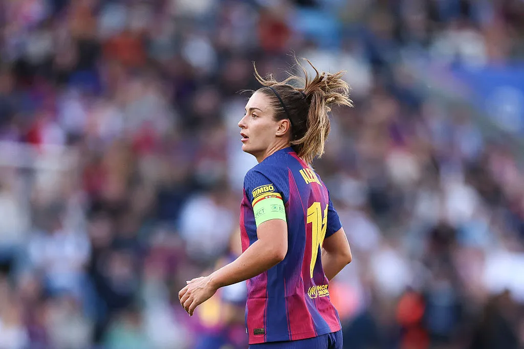 Alexia Putellas durante jogo do Barcelona – Foto: Maja Hitij/Getty Images