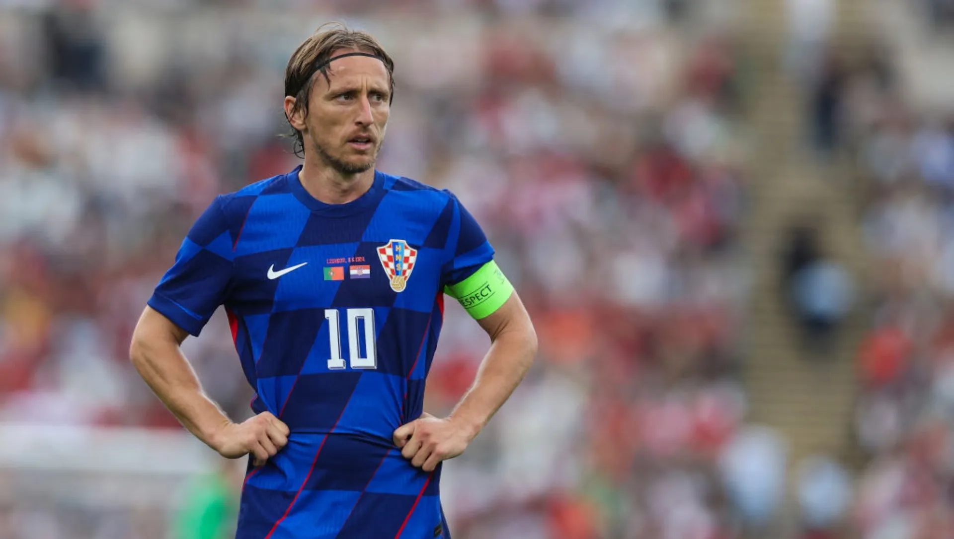 Modric em ação pela Croácia