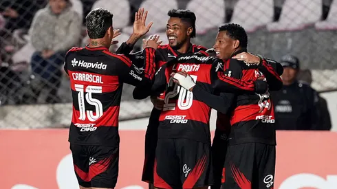 Bruno Henrique marca dois gols pelo Flamengo. Raul Sifuentes/Getty Images.