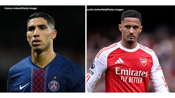 PSG x Arsenal: heróis improváveis podem decidir final; (Fotos: Franco Arland e Justin Setterfield/Getty Image