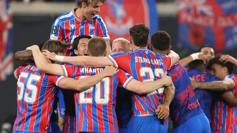 Crystal Palace vence o Rayo Vallecano e conquista a Conference League. (Photo by Alex Grimm/Getty Images)