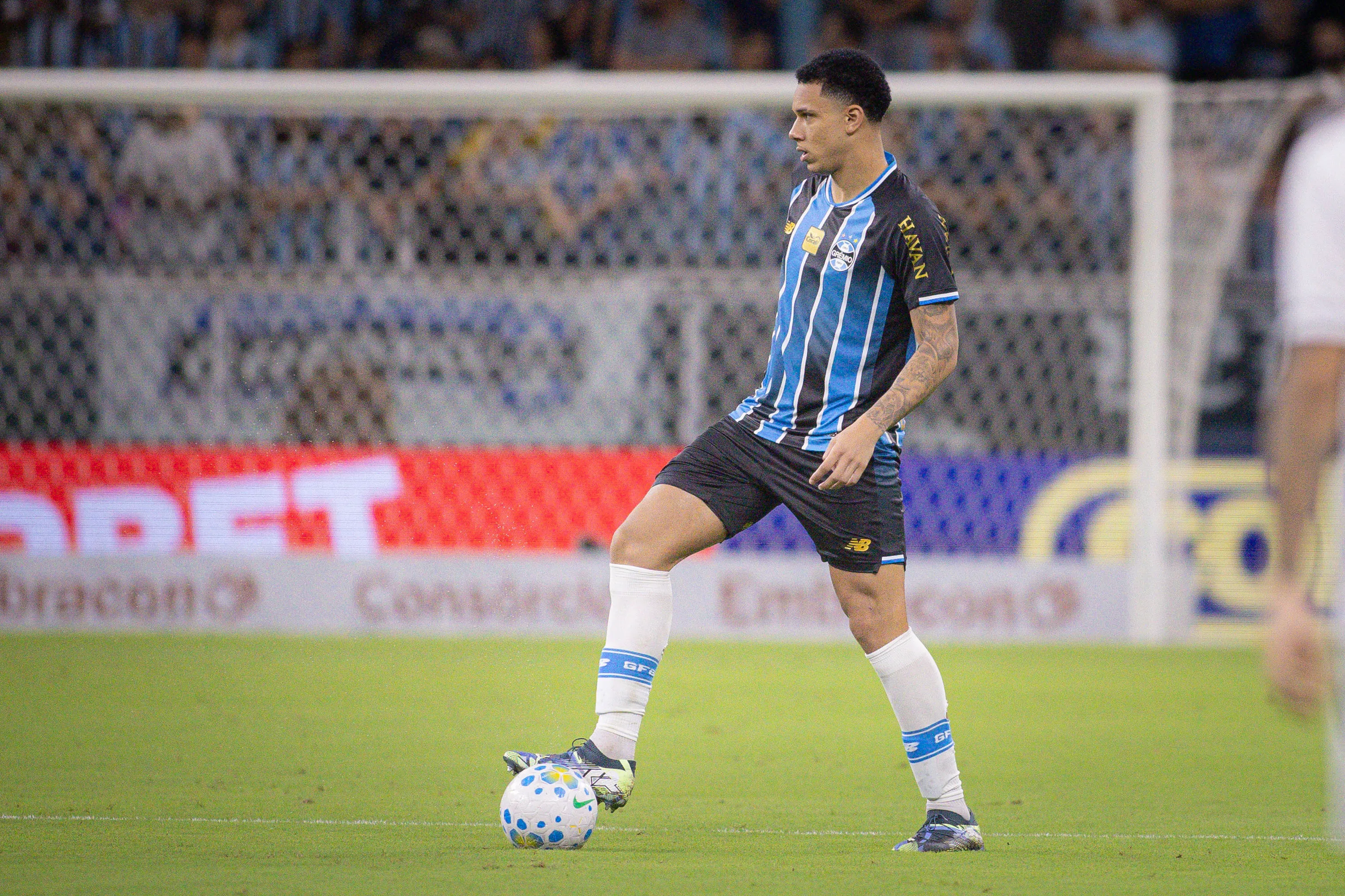 Viery em jogo do Grêmio. Foto: Maxi Franzoi/AGIF