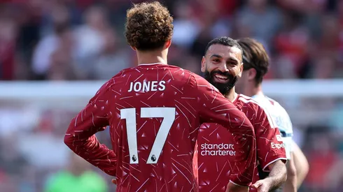 Salah e Curtis Jones. (Photo by Naomi Baker/Getty Images)