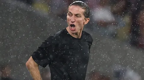 Filipe Luis durante jogo do Flamengo. (Photo by Wagner Meier/Getty Images)