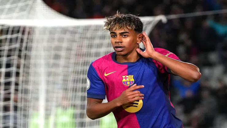 Lamine Yamal, do Barcelona, é o jogador mais valioso do mundo - Alex Caparros/Getty Images
