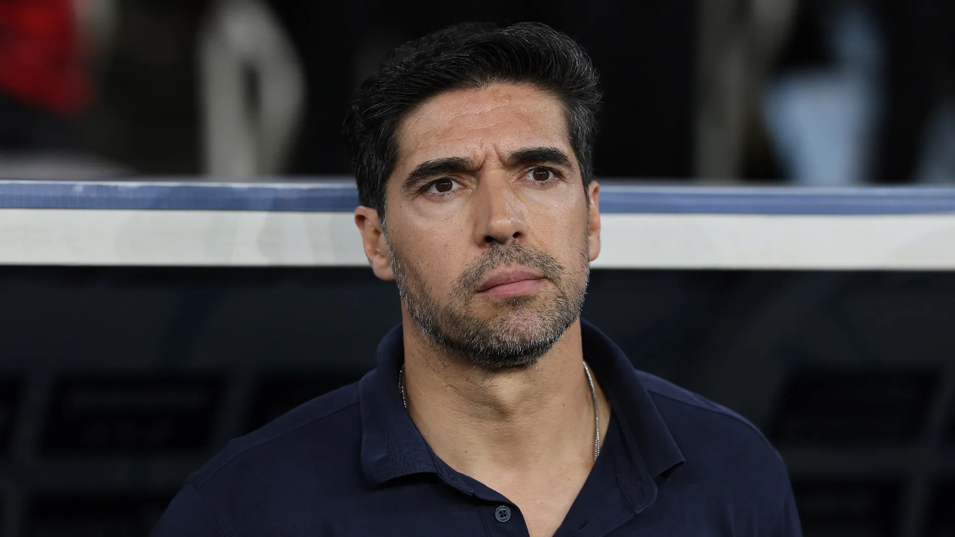 Abel Ferreira durante partida pelo Palmeiras