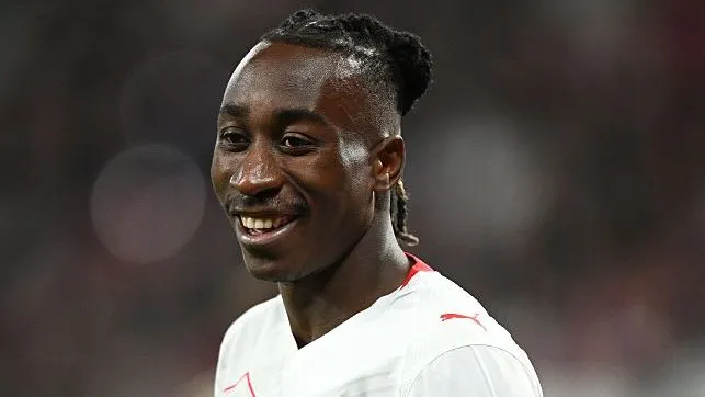 Yan Diomande, em campo