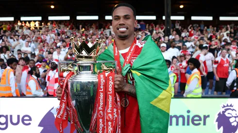 Gabriel Magalhães vence a Premier League. (Foto: Justin Setterfield/Getty Images)
