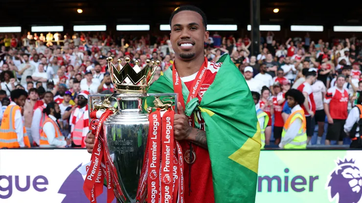 Gabriel Magalhães vence a Premier League. (Foto: Justin Setterfield/Getty Images)