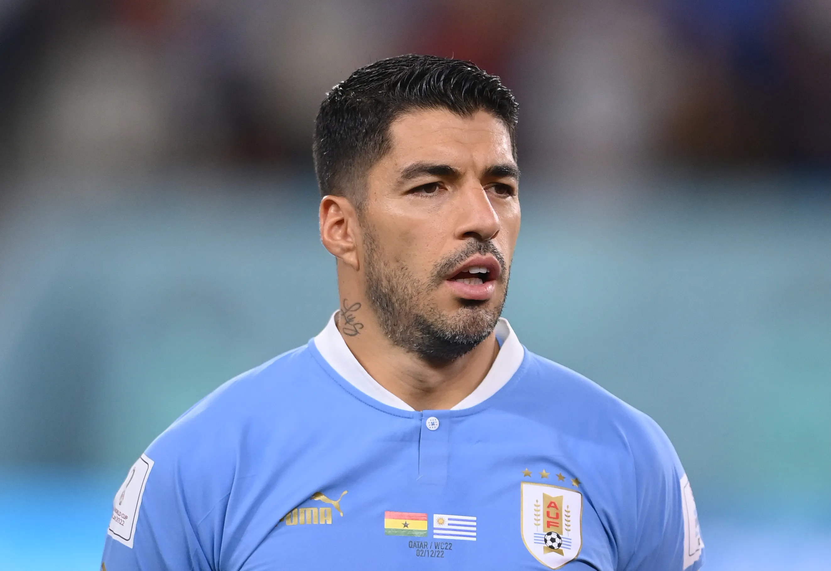 Luis Suárez na Copa do Mundo de 2022 (Foto: Stu Forster/Getty Images)
