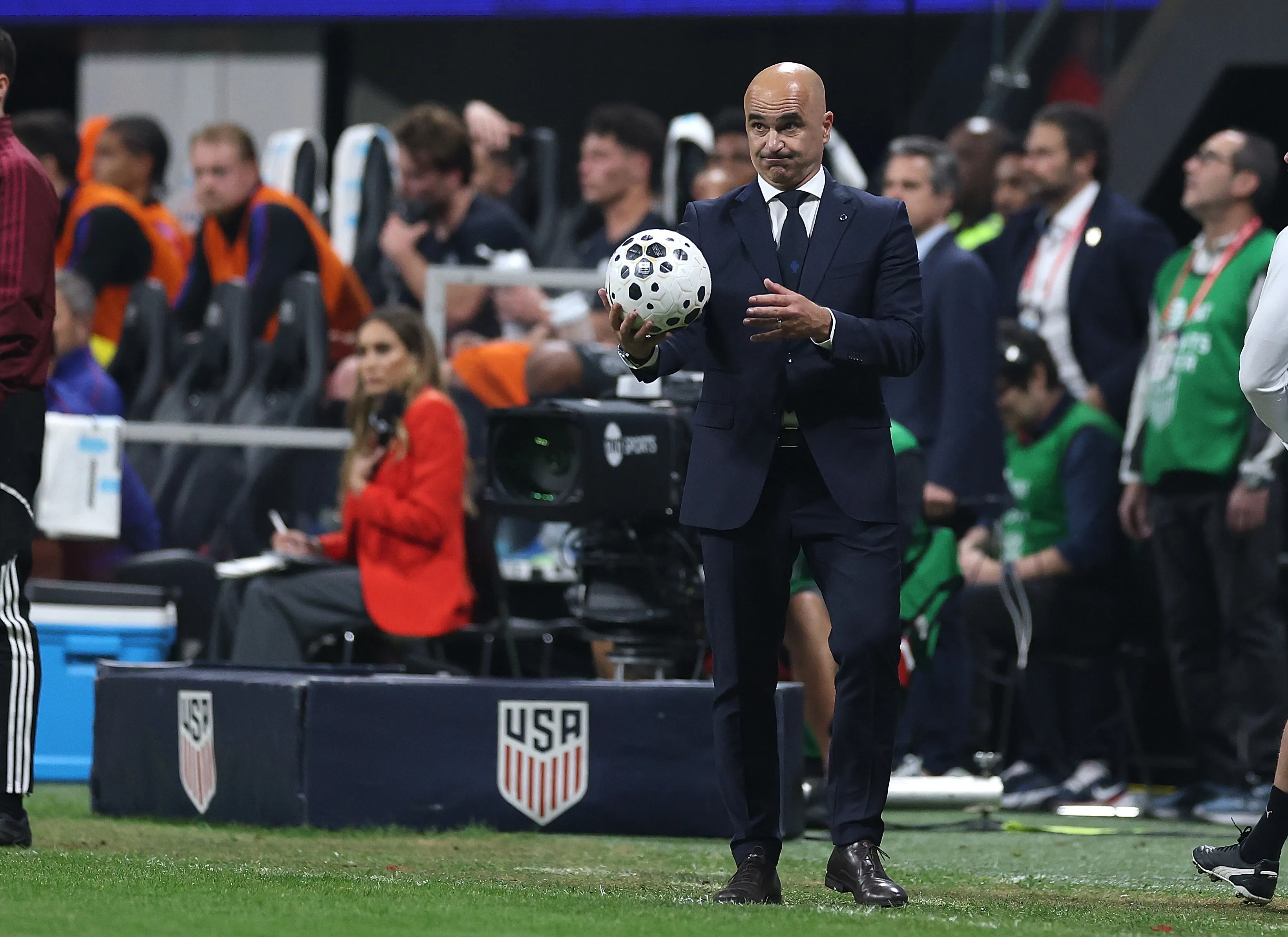 Roberto Martínez durante partida de Portugal. (Photo by Kevin C. Cox/Getty Images)